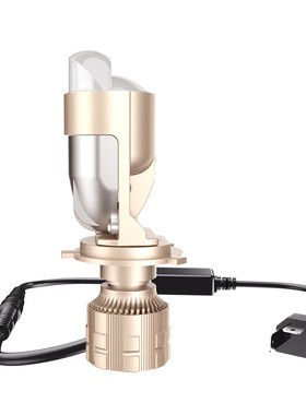 A82kLED双光矩阵透镜 H4LED远近一体超亮汽车LED大灯鱼眼灯摩托车