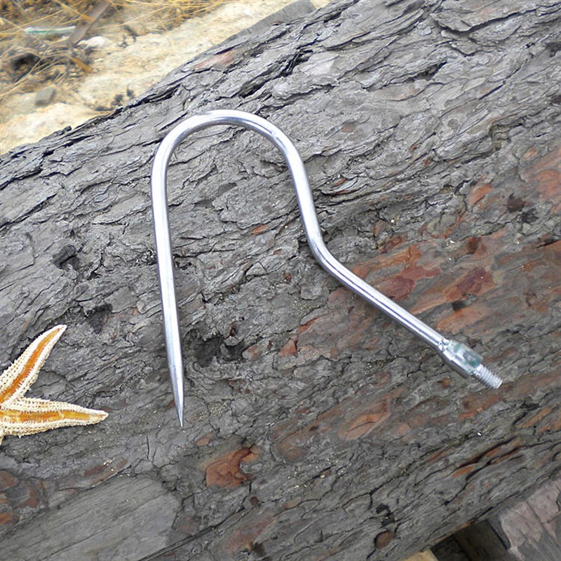 名之剑 出口不锈钢刨钩搭钩路亚刨钩 搂钩鱼钩子配件垂钓装备