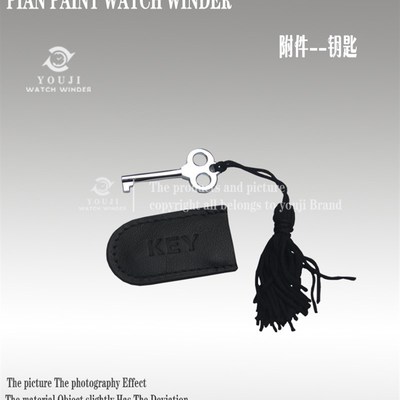 手表盒 摇表器钥匙 机械手表上链盒 手表盒 首饰盒配件