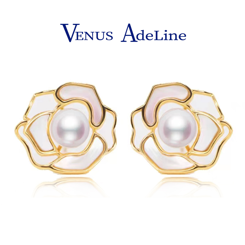 VENUSADELINE淡水珍珠银针耳环