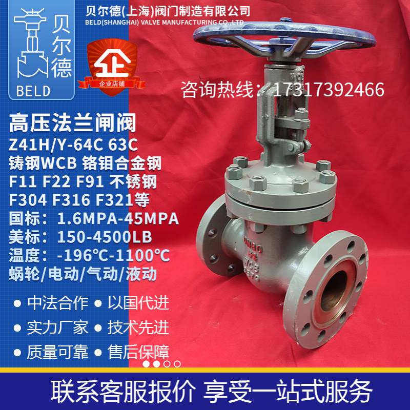 Z41H/Y-64C63C高温高压法兰闸阀 铸钢蒸汽闸板阀门泄水排水阀Z40H