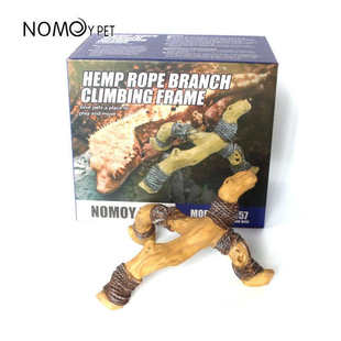 诺摩爬虫饲养箱造景睫角守宫树蛙攀爬架树栖爬宠攀爬晒台