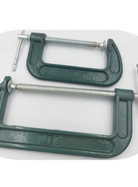 蓝色G字夹 2寸虾公码 通用型铸铁G字钳 2-12寸 规格齐全