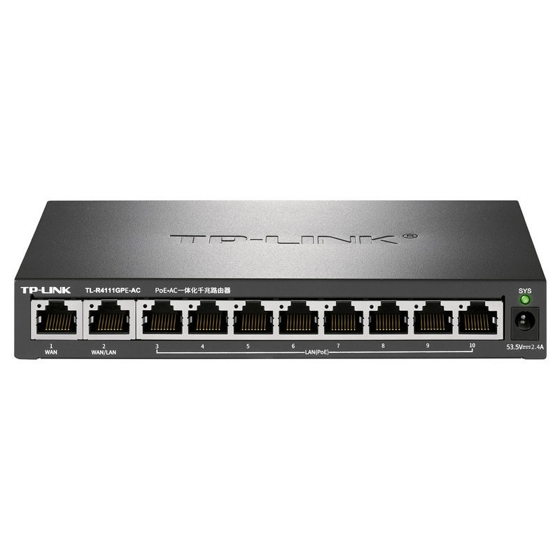TP-LINK TL-R4111GPE-AC一体化有线路由千兆8口PoE供电双WAN叠加,模玩/动漫/周边/娃圈三坑/桌游,文化/体育周边,淘宝优惠券,粉丝福利购,淘宝优惠卷