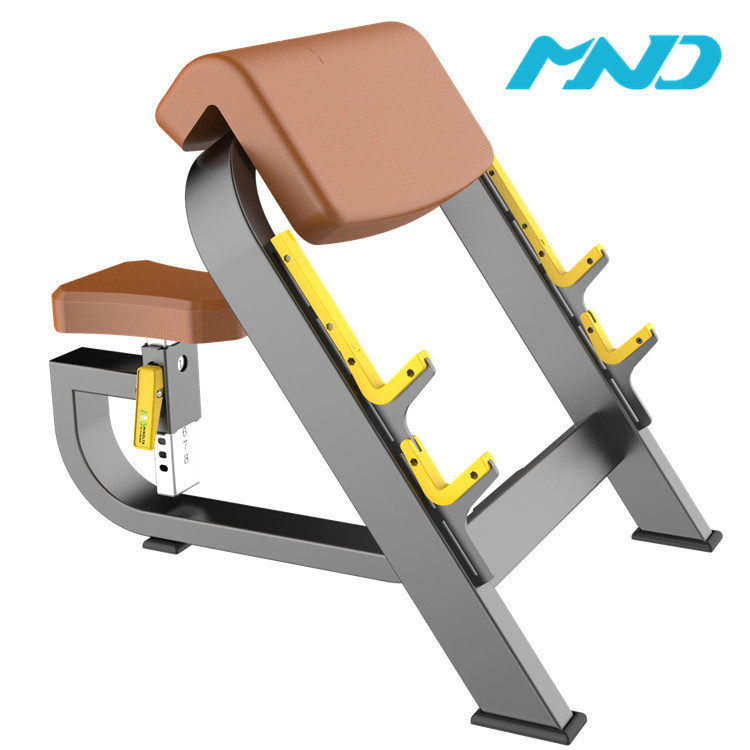 商用健身器材厂家 牧师椅 二头肌训练凳