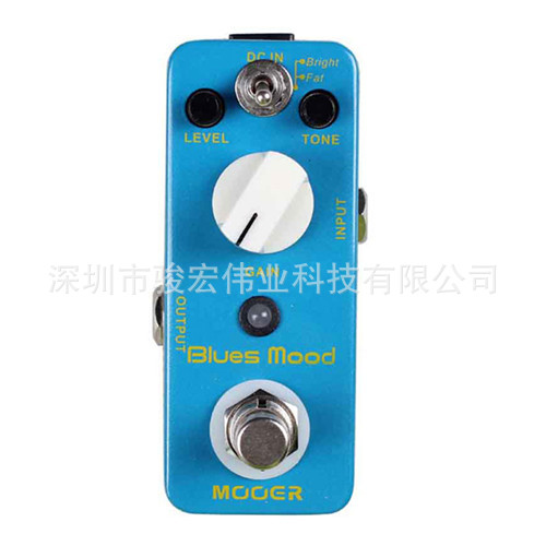 MOOER 魔耳 电吉他效果器 Blues Mood 布鲁斯过载单块效果器