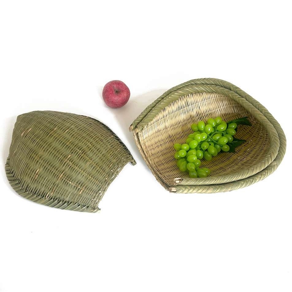 竹编开口筲箕家用厨房沥水篮竹青皮竹簸箕馒头筐水果收纳竹篮子,3C数码配件,其它配件,淘宝优惠券,粉丝福利购,淘宝优惠卷