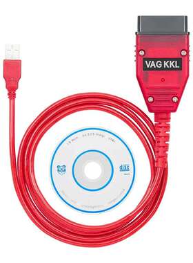VAG 409.1 红板KKL 409 FTDI FT232RL Real 9241A OBD汽车诊断线