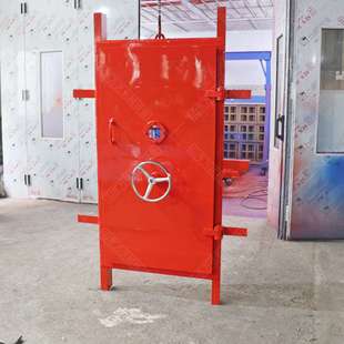 煤矿巷道隔爆抗冲击波活门 井下避难硐室防爆密闭门矿用防护门
