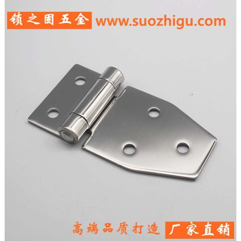 AS91一边大不锈钢合页 发电机静音箱铰链SZJ307 加厚承重型合页