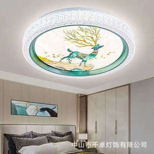 LED卧室灯上档次轻奢房间灯语音声控全密封儿童房吸顶灯家用 新款