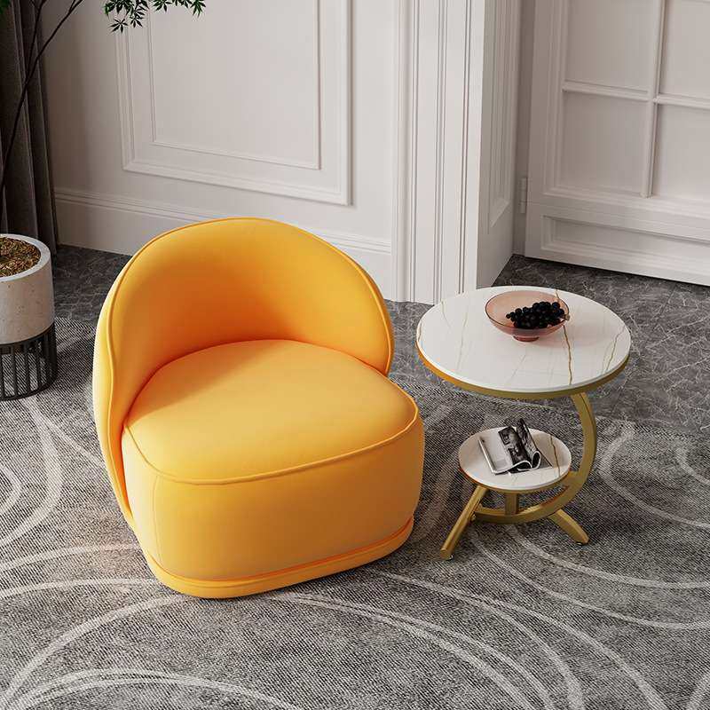 设计师沙发椅橙色极简单人沙发客厅单椅轻奢简约现代休闲懒人椅子,3C数码配件,其它配件,淘宝优惠券,粉丝福利购,淘宝优惠卷
