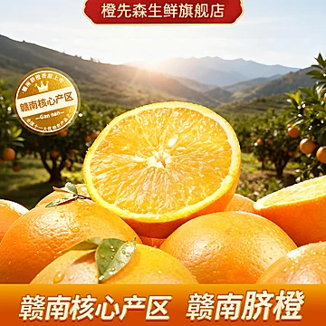 橙先森赣南脐橙新鲜橙子10斤装