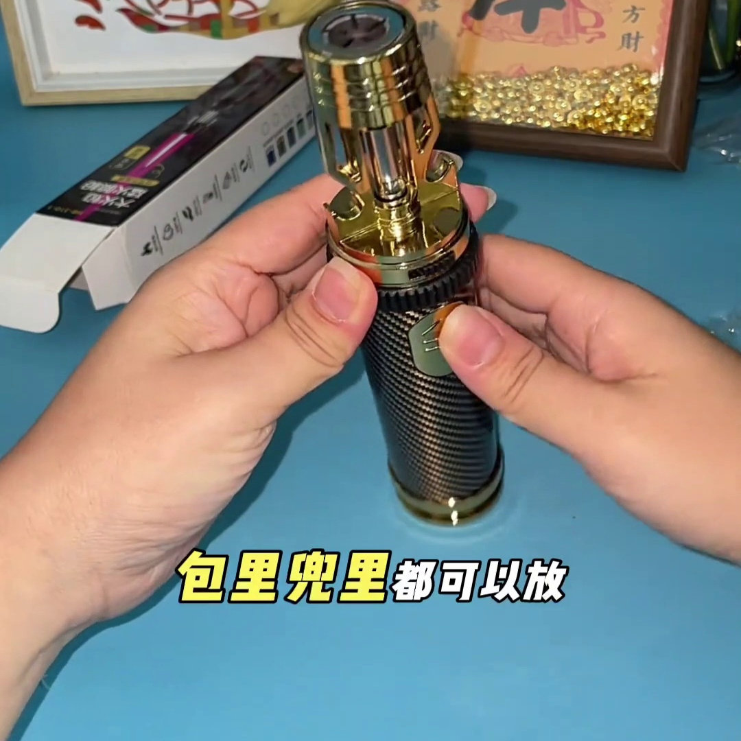 便携式酒开喷枪打火机户外多功能猛火艾灸雪茄喷枪烧烤点火枪批发