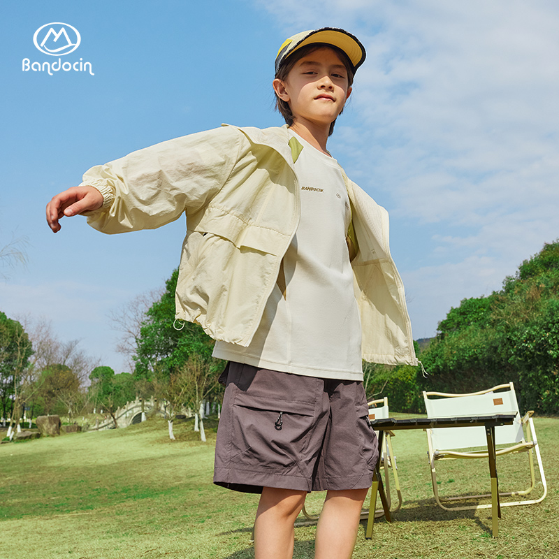 半度闲男童夏装防紫外线防晒衣