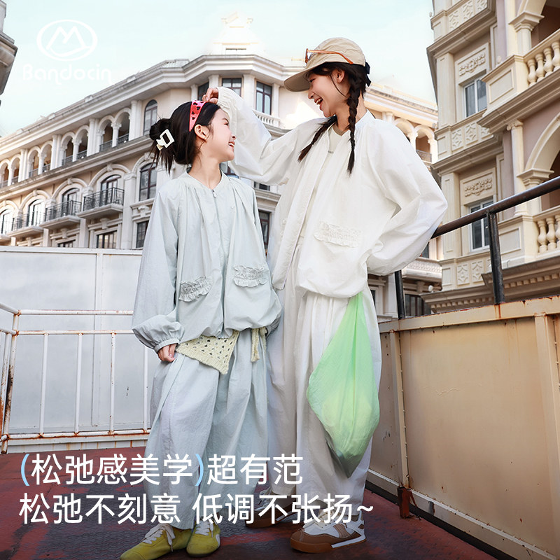 半度闲女童夏装防晒套装薄款2026图片