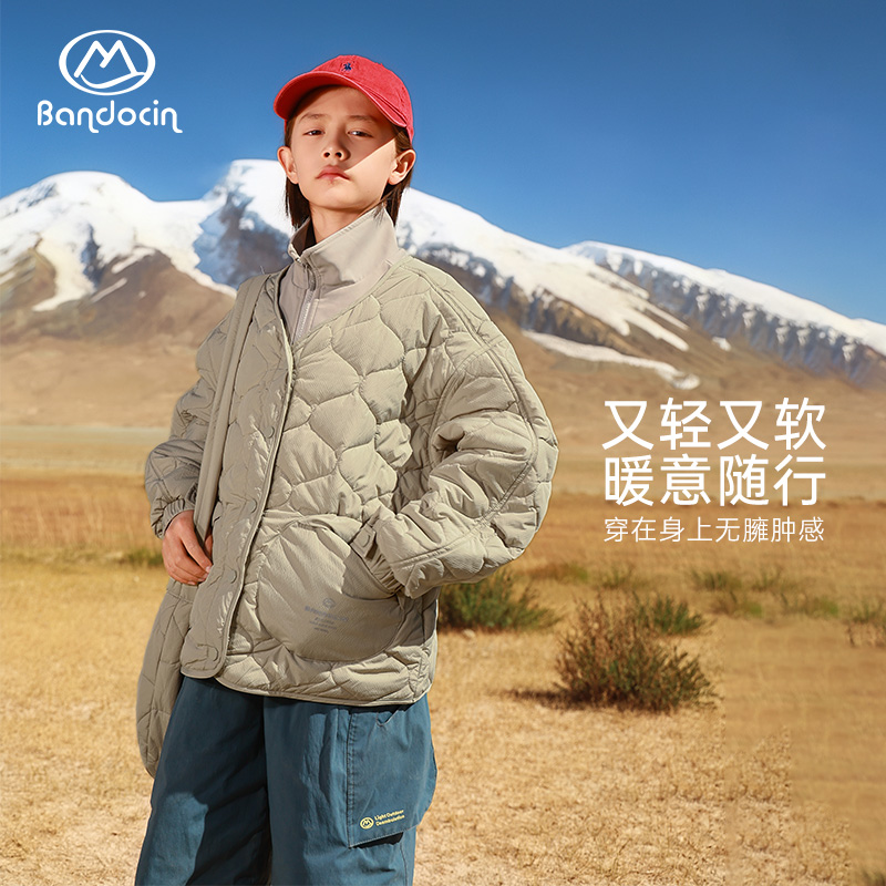 半度闲男童校服神器秋冬加厚棉服