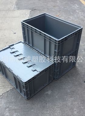 PW-方形堆叠箱/EU灰色元件箱 4628#现货直销/湖北昆山 抗冲击胶筐
