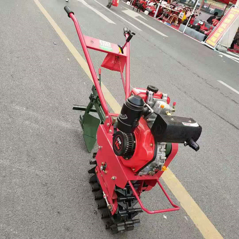 厂家批发农用机械微耕机 小型柴油链轨微耕机 葡萄园农用微耕机