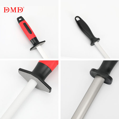 DMD厨房高级8寸10寸12寸家用磨刀器陶瓷磨刀棒瓷棒金刚石磨刀石