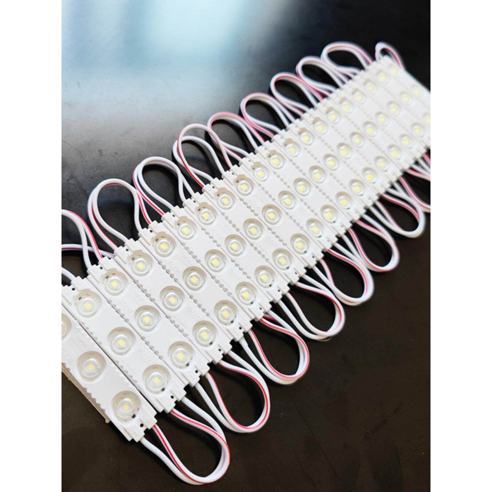 发光字灯珠led模组12v伏灯片防水3528光源灯箱灯条户外广告招牌灯