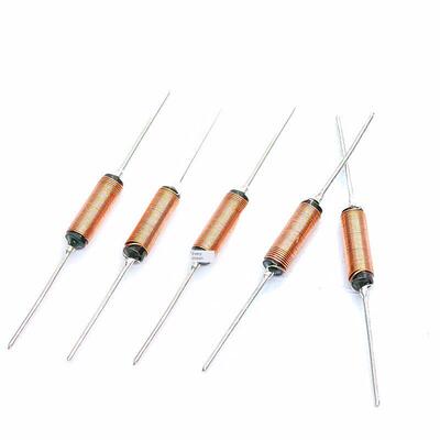卧式 2*8-9UH 0.15线 32T 磁棒线圈 接脚棒型电感 inductor