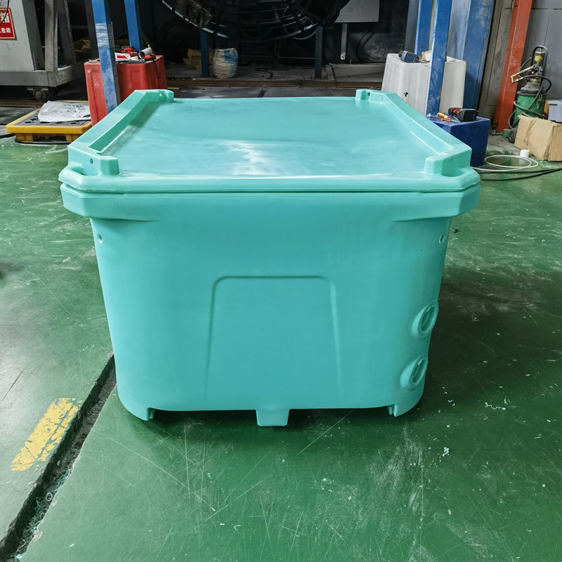 华社660升塑料保温箱食品冷藏海鲜水产蔬菜冰桶滚塑异形加工