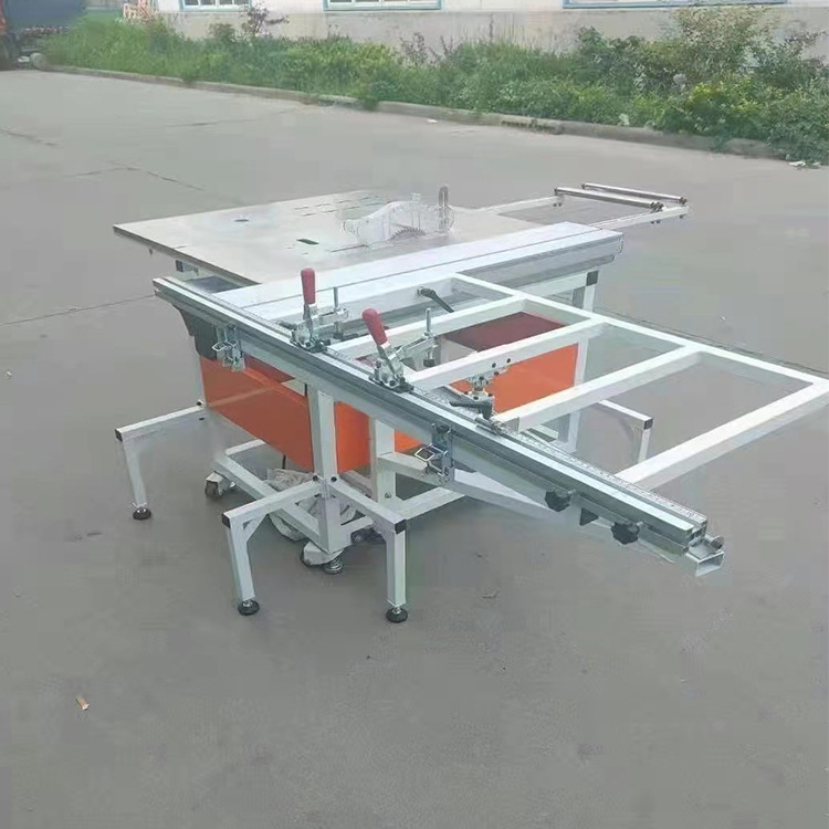 家装款无尘折叠双锯片静音子母锯 木饰面板密度多层板切割推台锯