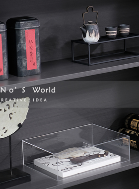 KINO奇诺新中式摆件书柜书架博古架展示柜装饰品样品屋展示中心样