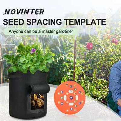 Seeding Square圆形播种模板间隔工具园艺工具方形蔬菜植物种植板