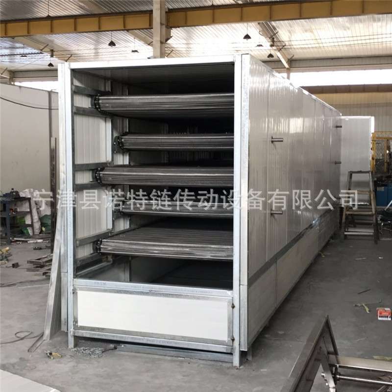 多层网带式烘干机 花椒烘干多层网链输送机 电热管输送机