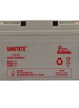 SANSTKTE蓄电池C12-55 12V55AH安全节能 绿色环保