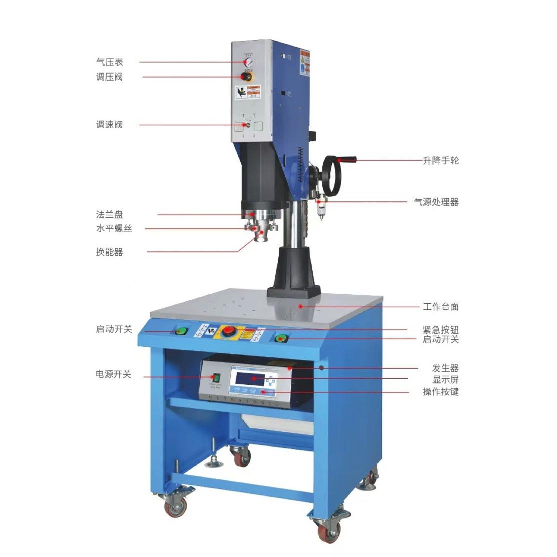 直供200W超声波PP料ABS料熔接工厂超声波模具焊接塑胶熔接