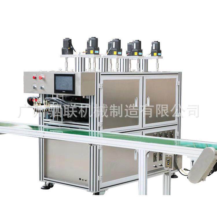 全自动热灌装机彩妆单色多色粉底液试色卡口红色卡眼影膏灌装机