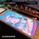 鼠标垫超大动漫电脑键盘垫初音滑鼠垫游戏男生电竞专用电脑桌垫