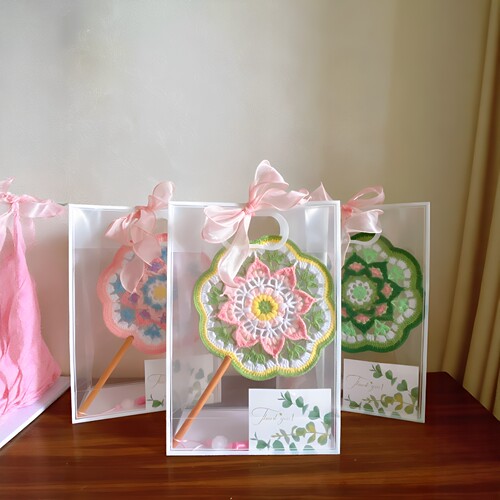 教师节礼物送女老师手工diy团扇