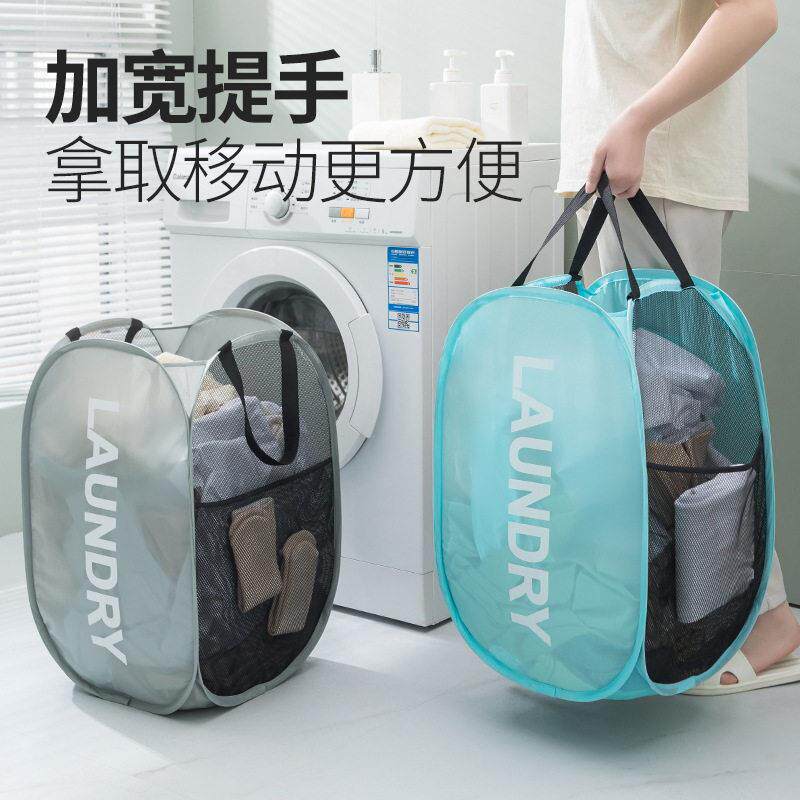 脏衣篓可摺叠双面印花脏衣篮宿舍神器卧室收纳好物毛绒玩具收纳篮