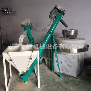 全自动青稞面粉糌粑专用电动石磨面粉机 玉米粉石磨自动上料