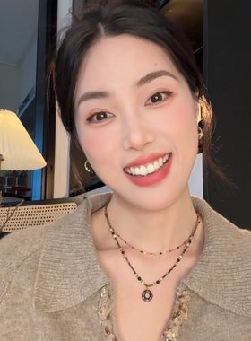 张十六原创设计甜圈项链女