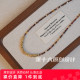 张十六 碎金项链 铜合金原创设计手工串珠百搭复古小众高级锁骨链
