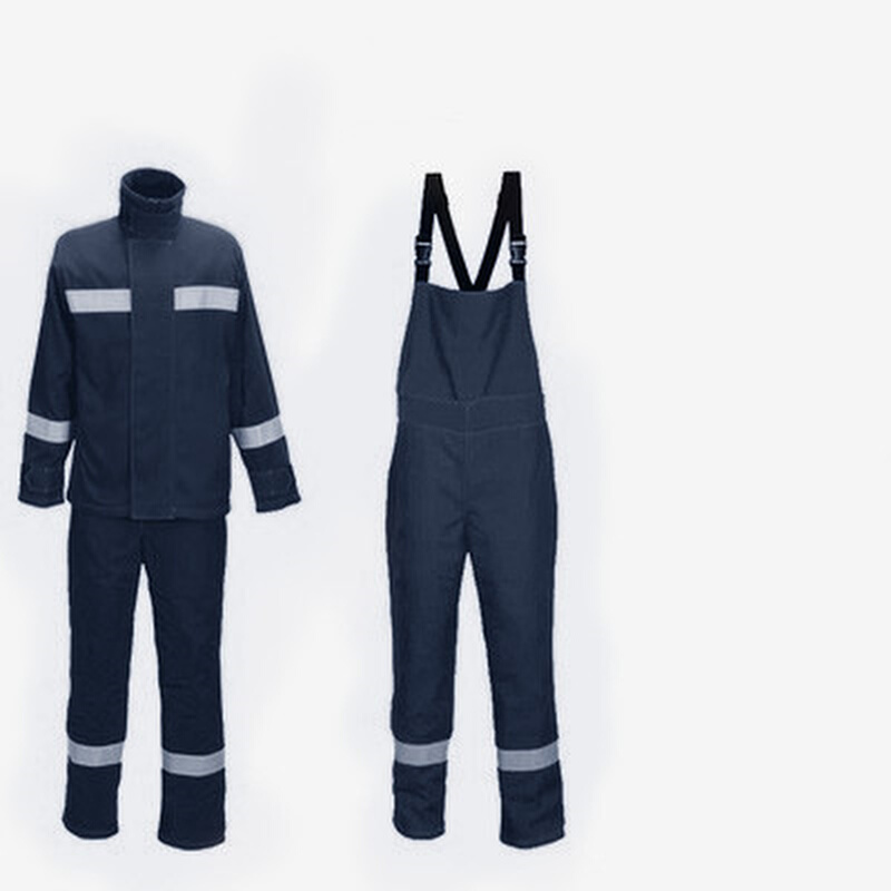 藏青色44卡防电弧套装 防电弧服五件套 XL/180防护