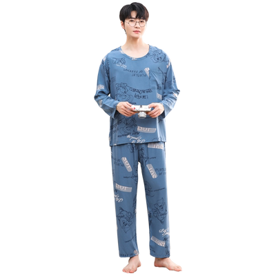 男士人造棉长袖薄款空调服