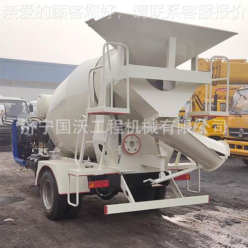 狭窄空间水MB523泥商砼车拌 小型农用搅罐拌车 1用方2方三轮搅车