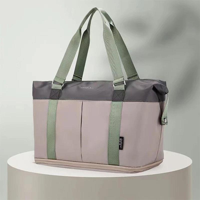 曼月依品牌旅行包箱包店旗舰澜袖甄选便携收纳袋大容量手提行李包