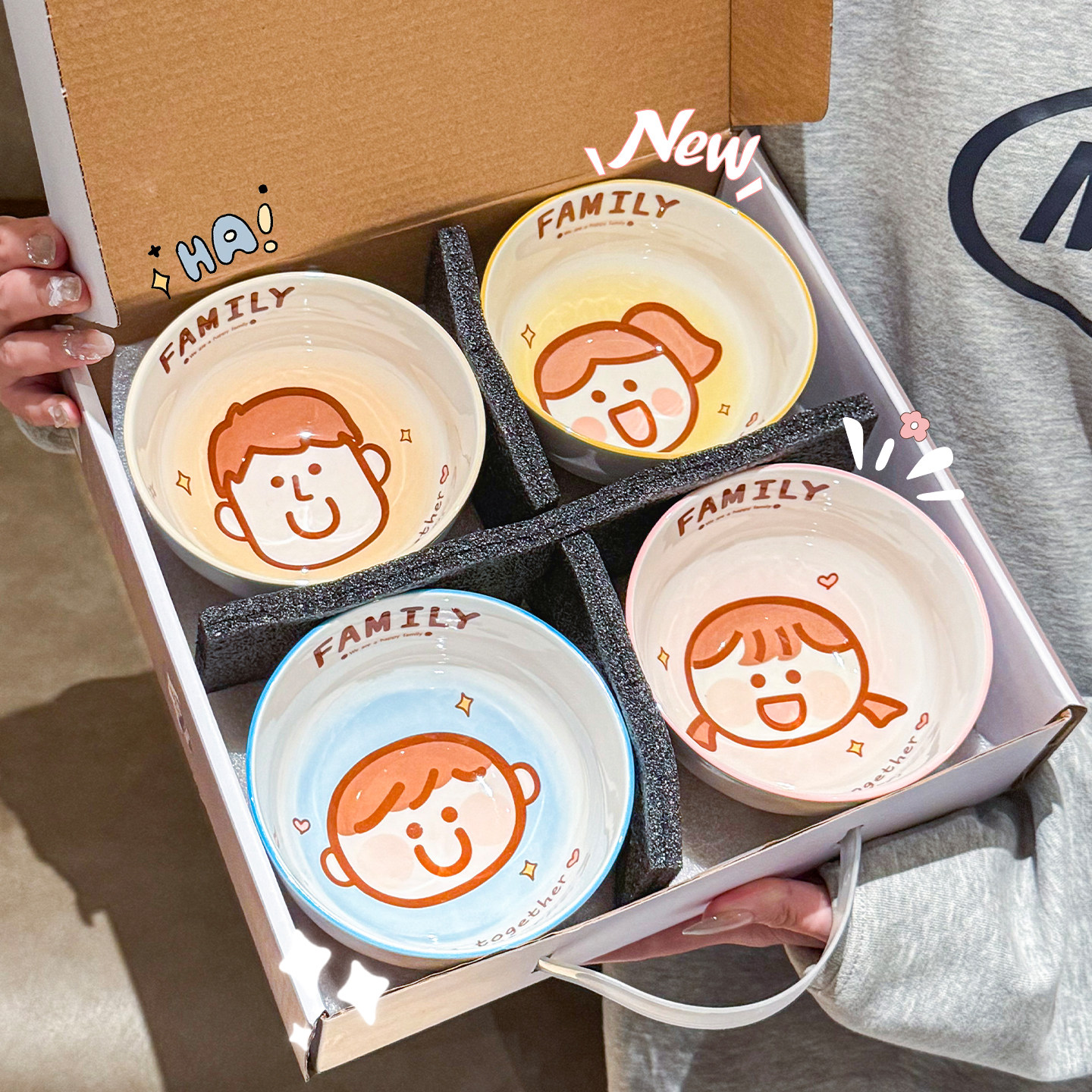 【小红薯推荐】一家人饭碗礼盒