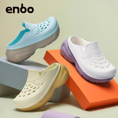 enbo包头洞洞鞋女2026新款
