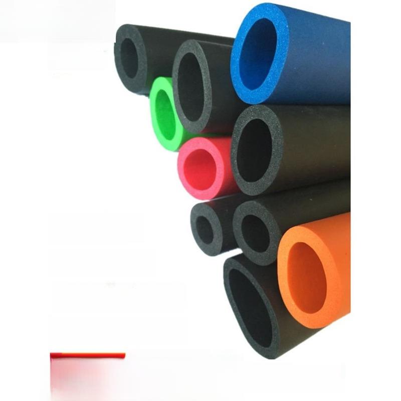 健身器材海绵套管彩色圆形高密度保护套自行车把手泡棉手柄呼啦圈