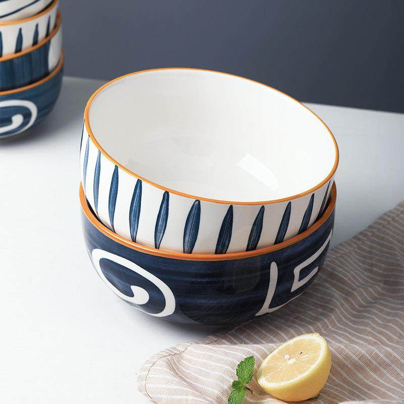 青瑶日式碗碟套装碗盘家用陶瓷碗饭碗面碗一人食餐具碗创意水果碗,餐饮具,碗,淘宝优惠券,粉丝福利购,淘宝优惠卷