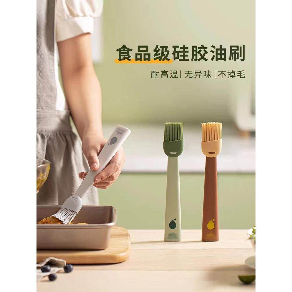 油刷子厨房烙饼油刷硅胶刷烧烤刷耐高温食品级专用烘焙刷酱工具,厨房/烹饪用具,烧烤刷,淘宝优惠券,粉丝福利购,淘宝优惠卷