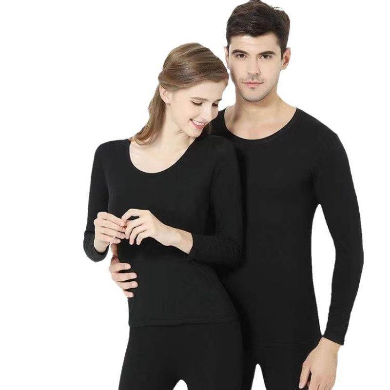 德绒秋衣秋裤薄款男士套装女士保暖内衣保暖裤加绒加厚打底裤线裤